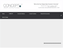 Tablet Screenshot of conceptsal.com
